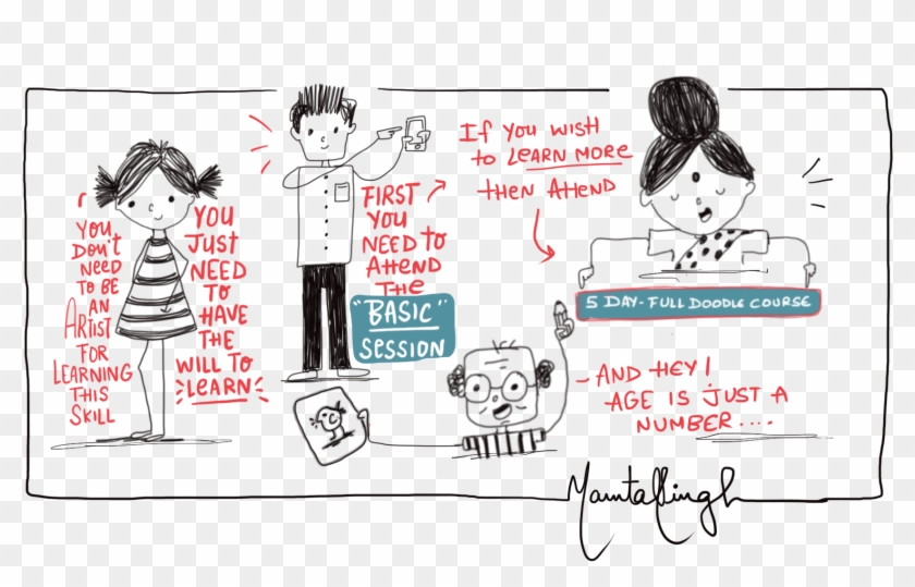 Doodle Art Workshop Doodle Art Workshop Artist Mamta - Cartoon Clipart #2664170