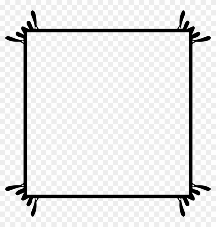 White Square Frame Transparent Clipart Free Download - Png Download #2664171