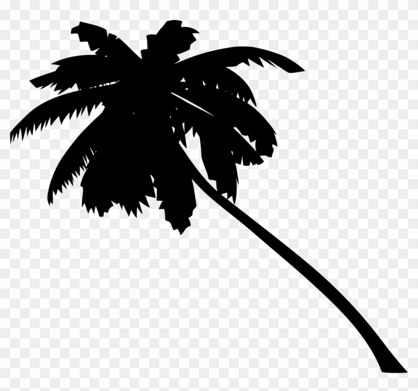 Download Png - Palm Tree Vector 80s Clipart #2664427