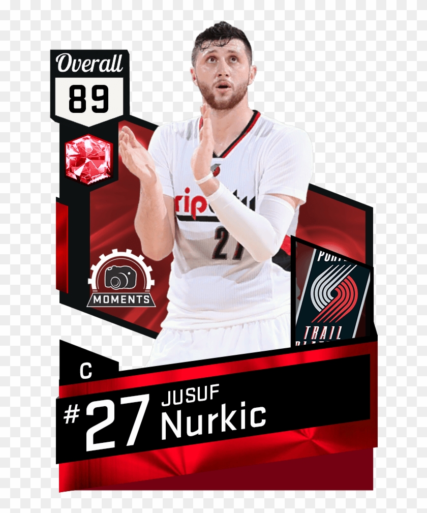 Jusuf Nurkic - Jeremy Lin 2k18 Rating Clipart #2664540
