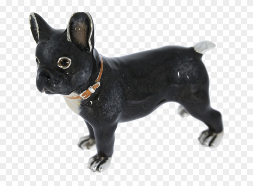 Sterling Silver & Enamel French Bulldog By Saturno - French Bulldog Clipart