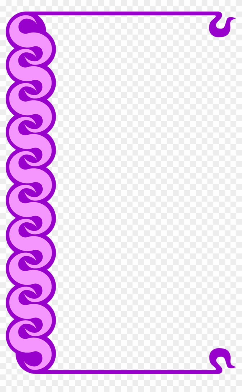 Clipart Borders And Frames - Violet Borders And Frames - Png Download