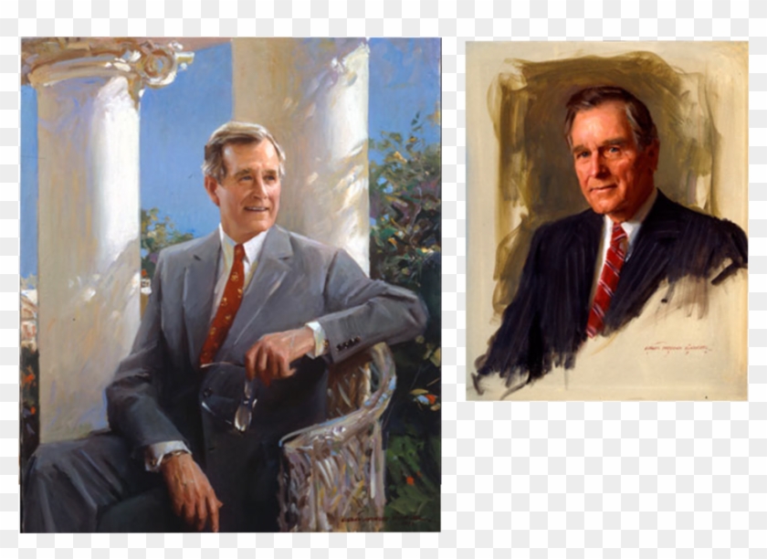 Ghwbush Collage1 Ghwbushcollage - Gentleman Clipart