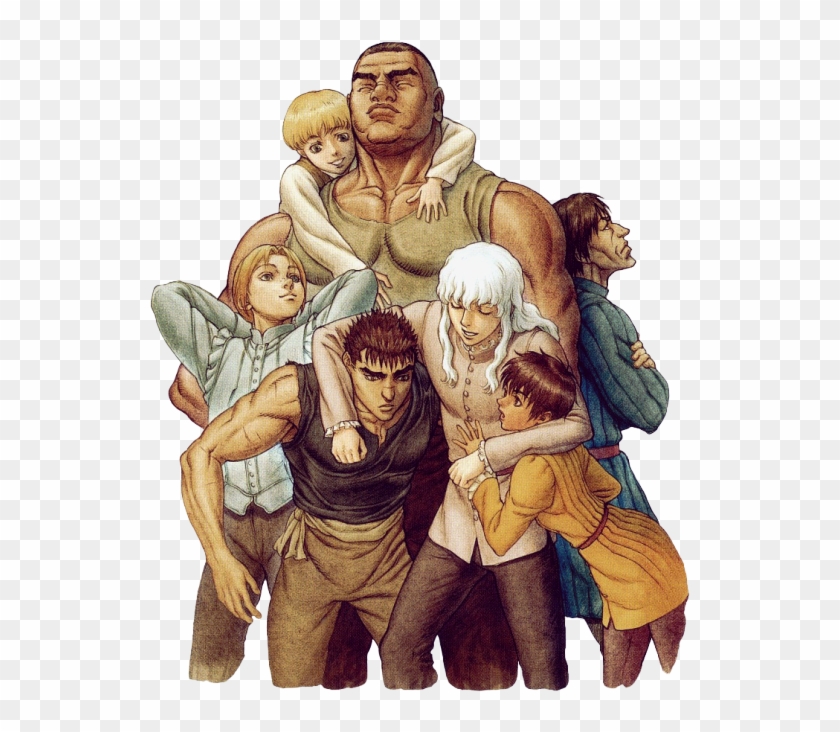 The Band Of The Hawk - Guts Griffith And Casca Clipart #2666051