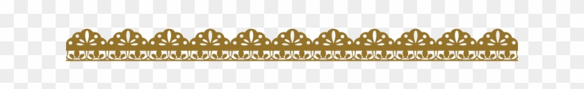 Lacy Border - Beige Clipart #2666054