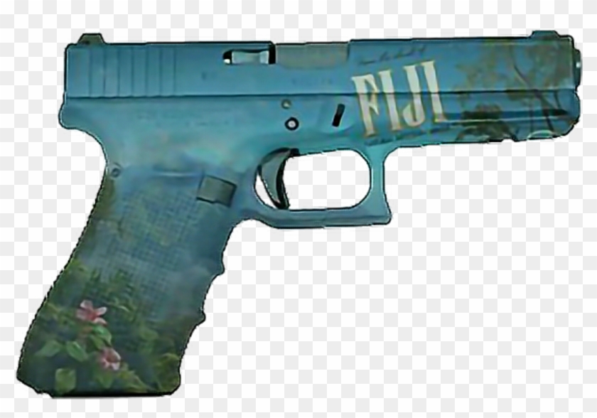 Vaporwave Aesthetic Gun Weapon Fiji - Glock Transparent Clipart #2666412