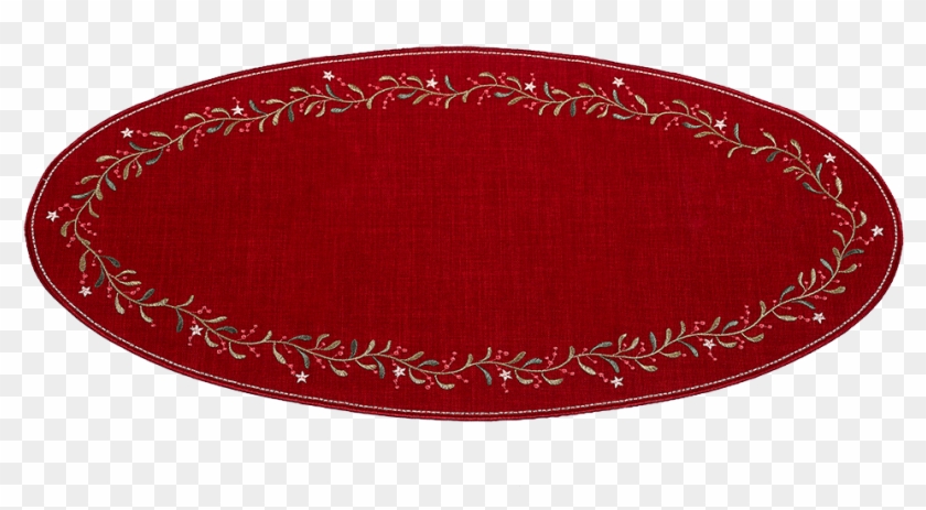 Tablecloth "mistletoe" 11 X - Cross-stitch Clipart