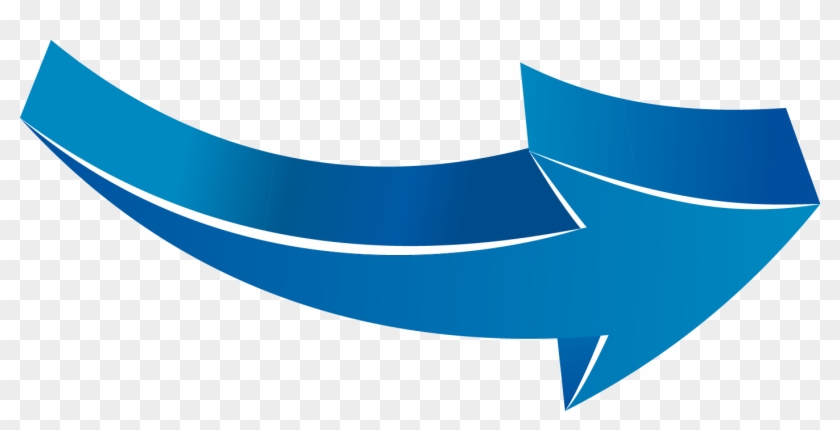 Arrows, 3d 01 Png - Arrow 3d Blue Png Clipart
