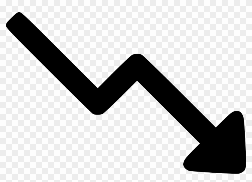 Down Arrow Icon Png - Decrease Arrow Icon Png Clipart
