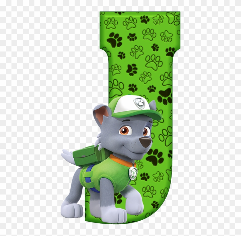 *✿**✿*j*✿**✿*de Alfabeto Decorativo - Paw Patrol Rocky Clipart #2666727