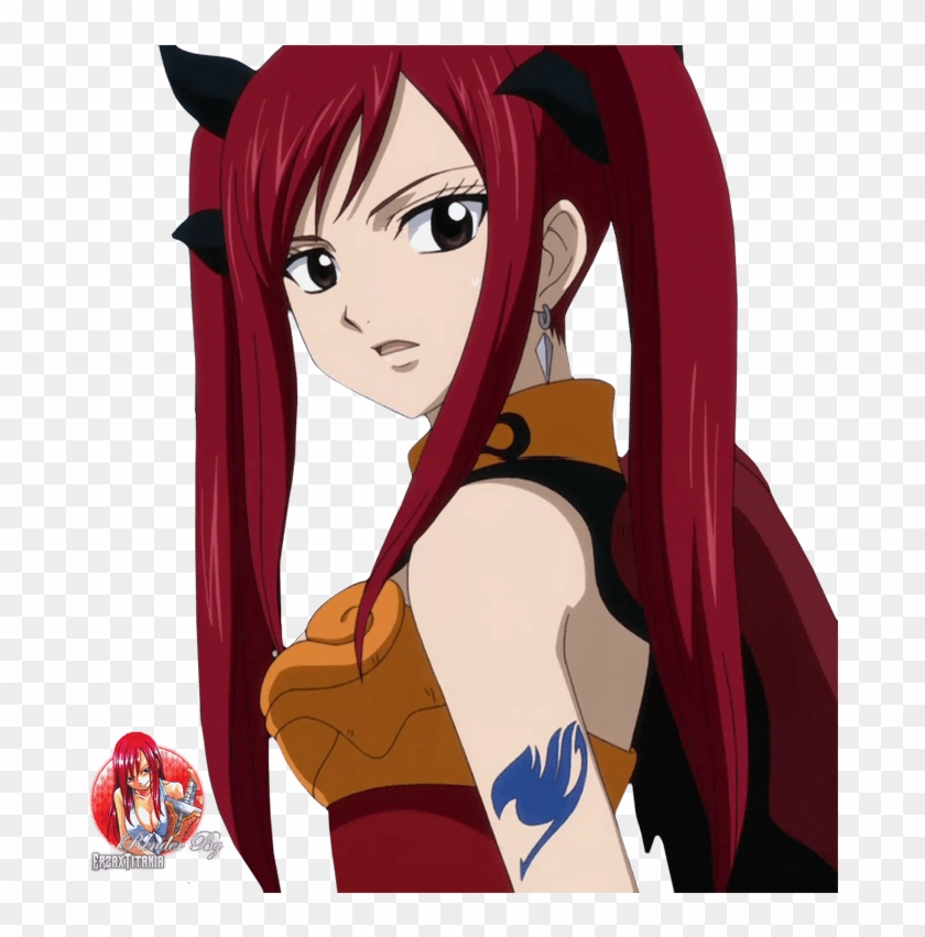 Erza Scarlet Fairy Tail Logo 4 By Marcus - Fairy Tail Guild Mark Erza Clipart