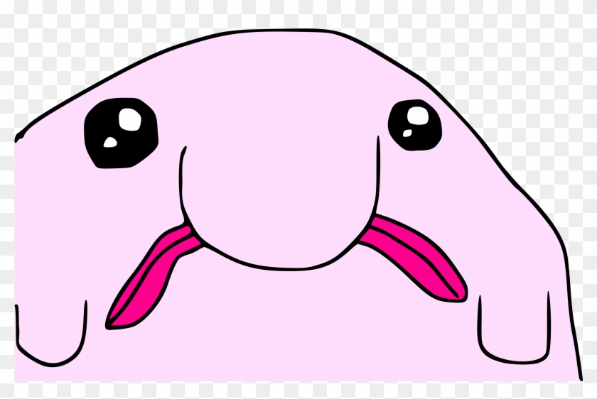 White Pink Black Nose Mammal Cartoon Vertebrate Head - Blobo Clipart