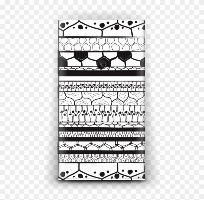 Black Stripes Skin Nokia Lumia - Cartoon Clipart