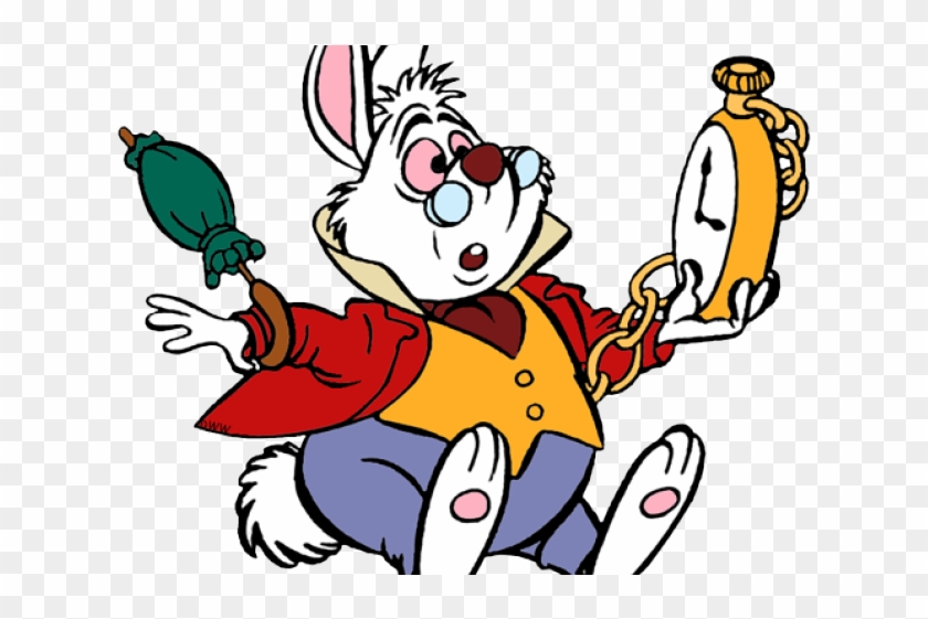 Clipart Wallpaper Blink - White Rabbit Alice In Wonderland Clipart - Png Download