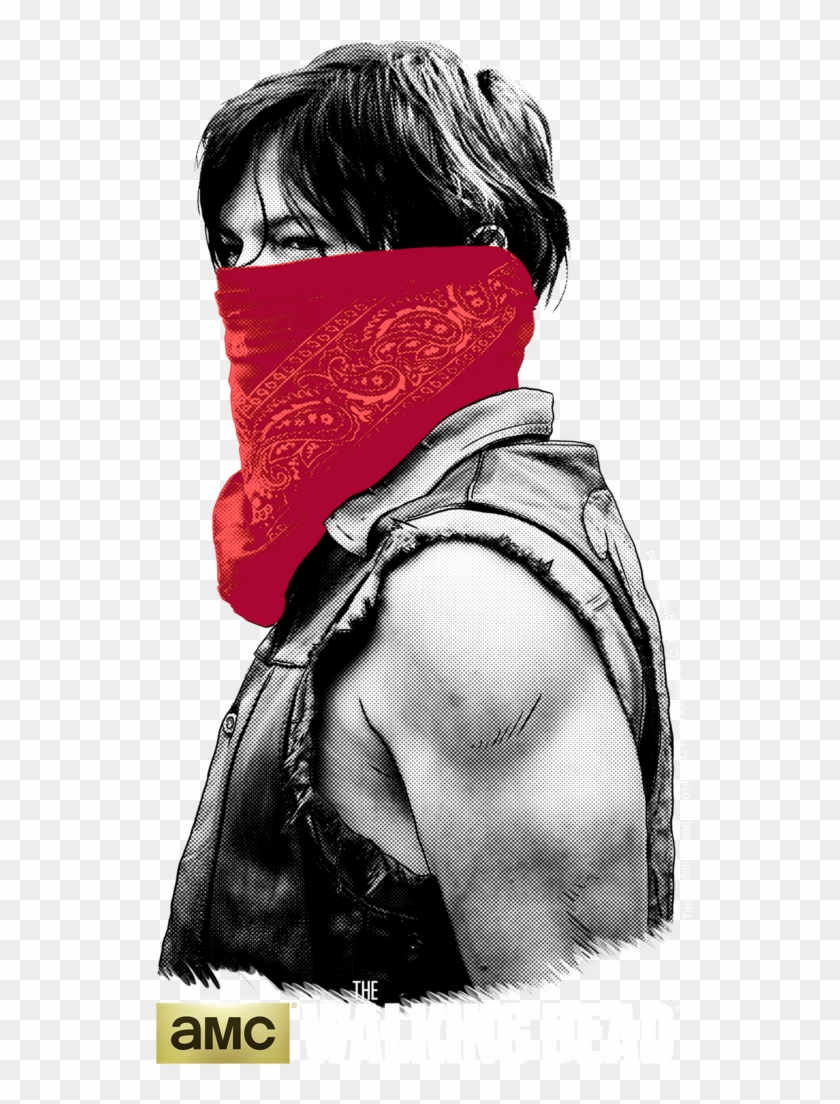 Daryl Dixon Black And White Clipart #2668633
