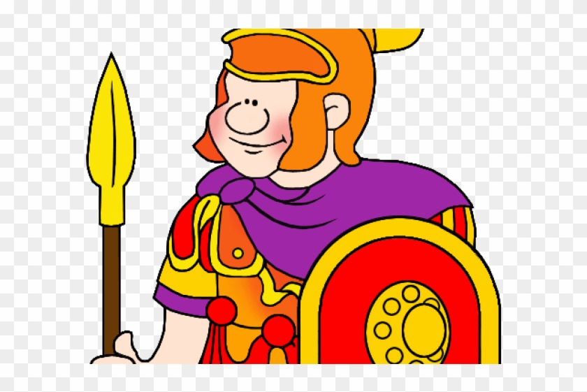 Warrior Clipart Roman Legionary - Roman Soldier Clipart Transparent - Png Download