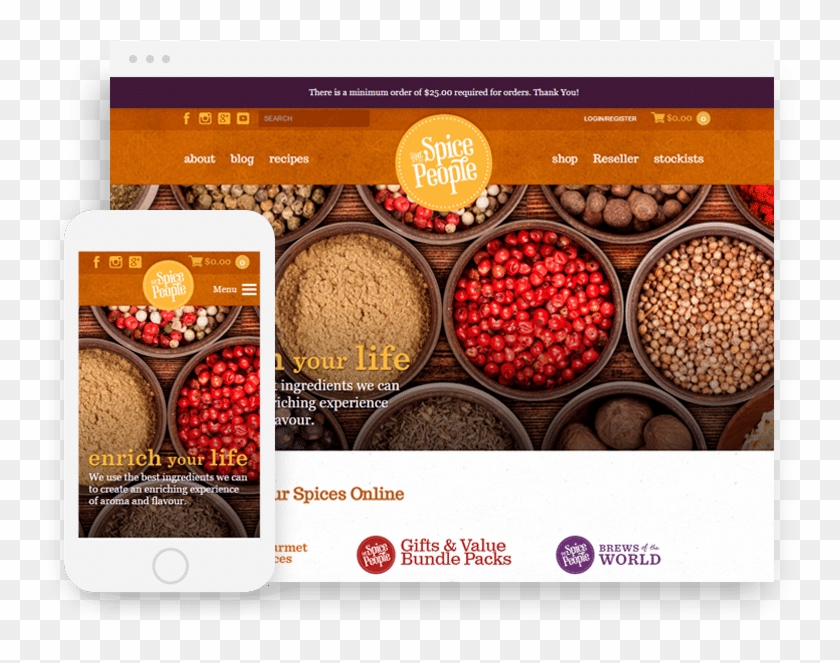 The Spice People Website Device Example - Pulse Clipart #2669673