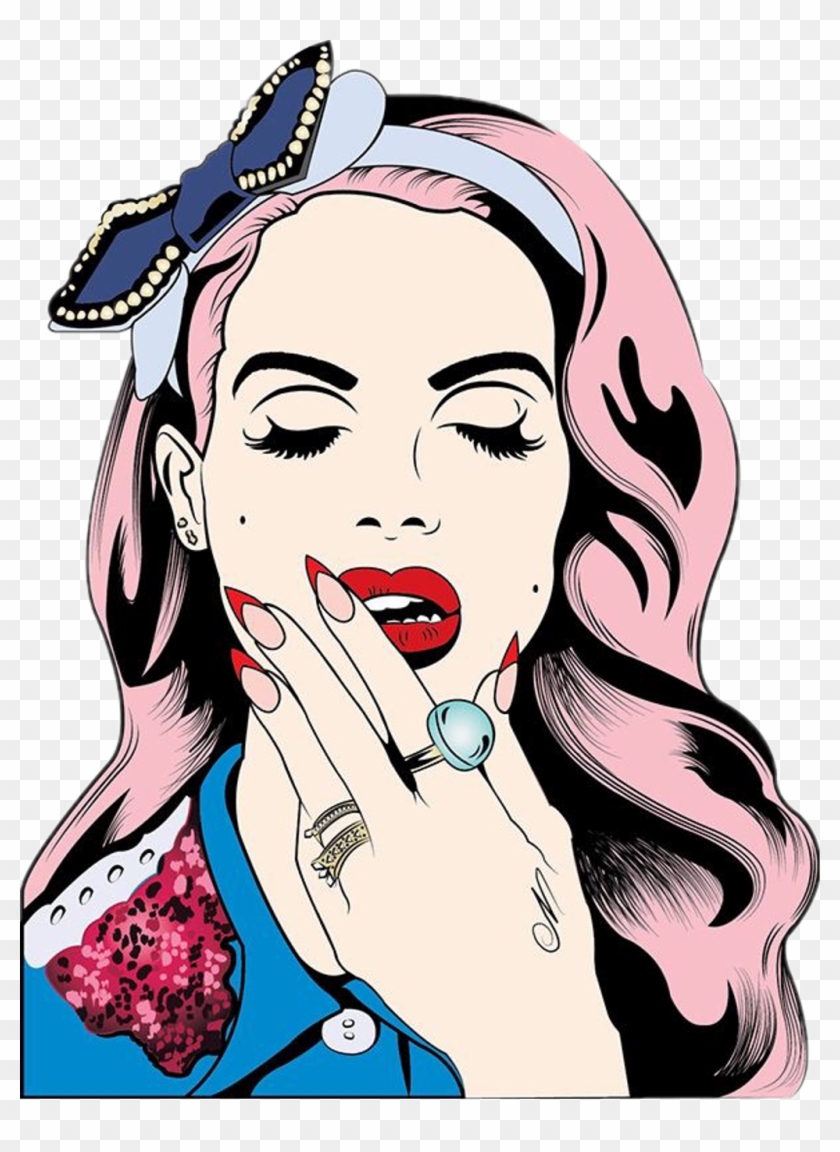 Lana Del Rey Pop Art , Png Download - Lana Del Rey Pop Art Clipart