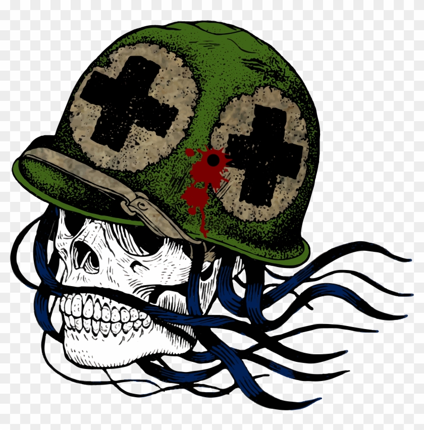 Soldier Skull War Helmet Military 1347275 Clipart