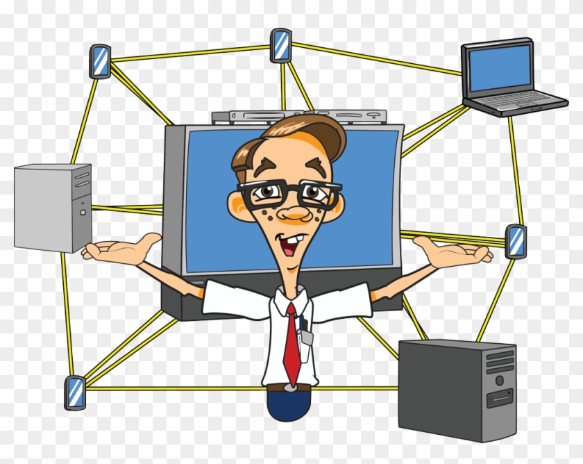 Home-networking - Computer Repair Technician Clipart #2669917