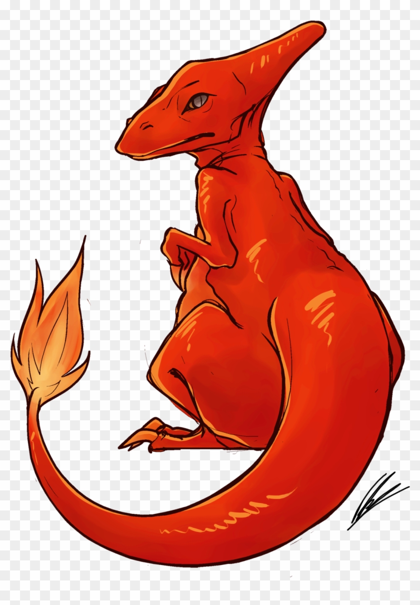 Charmeleon Fanart ❤ - Cartoon Clipart
