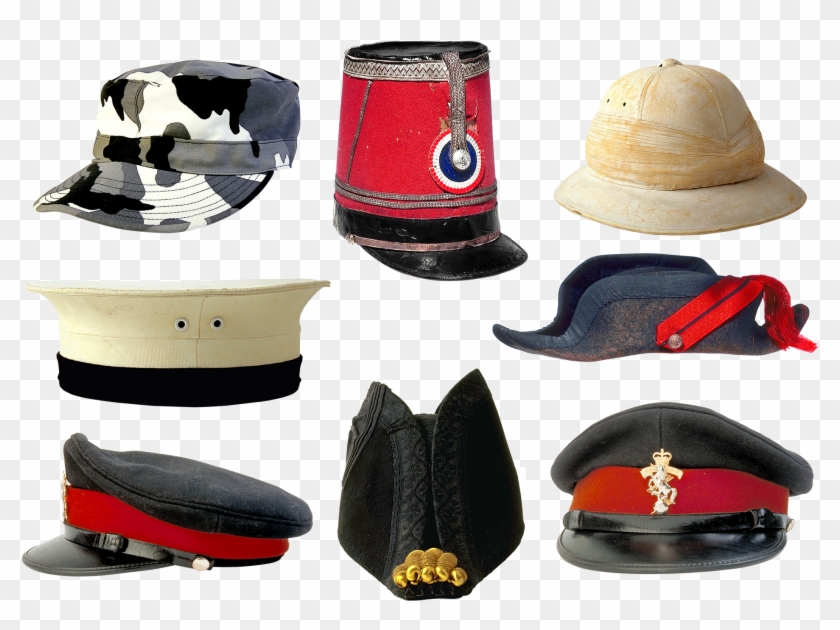 Military Caps, Uniform, Wear, Object, Head, Hq Photo - Trunk Dress Up Hat Clipart #2670022