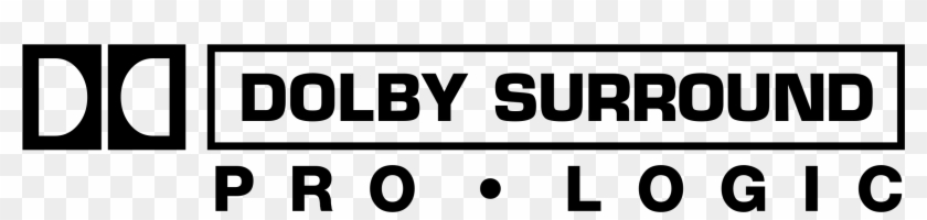 Dolby Surround Pro Logic Logo Transparent Vector Freebie - Dolby Digital Clipart