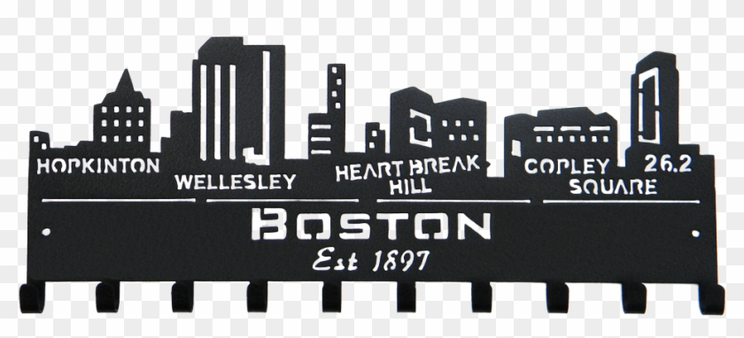 Boston Skyline Png - Boston Marathon Skyline Clipart #2671065