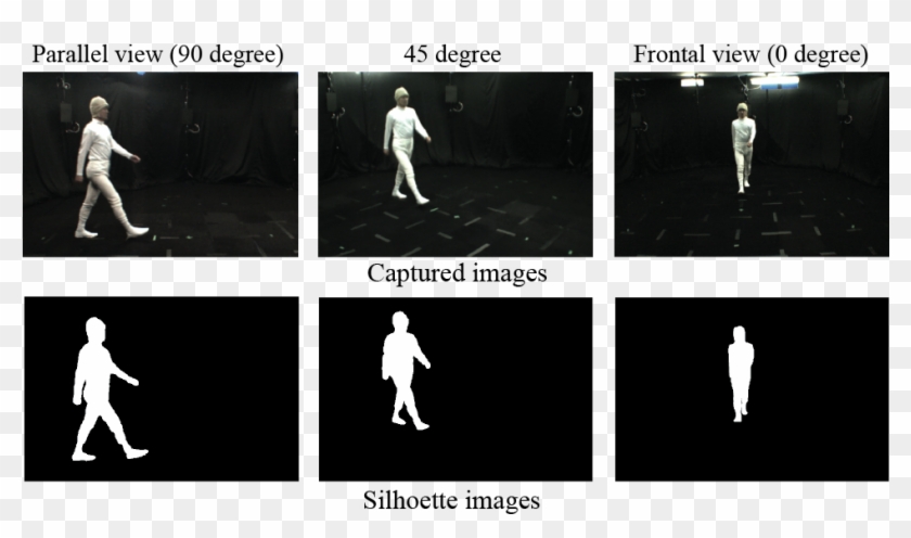 A Consists Of Sequential 3d Models Of Forty Two Walking - Shadow Clipart