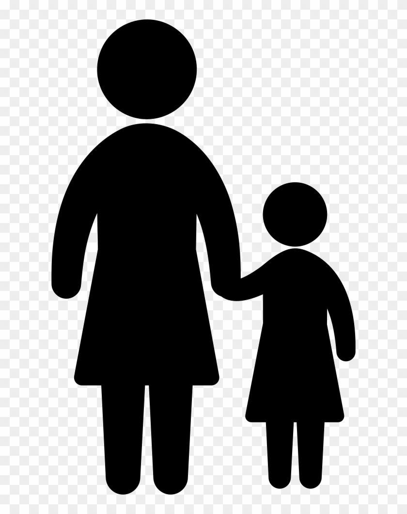 Png File Svg - Woman Child Icon Png Clipart