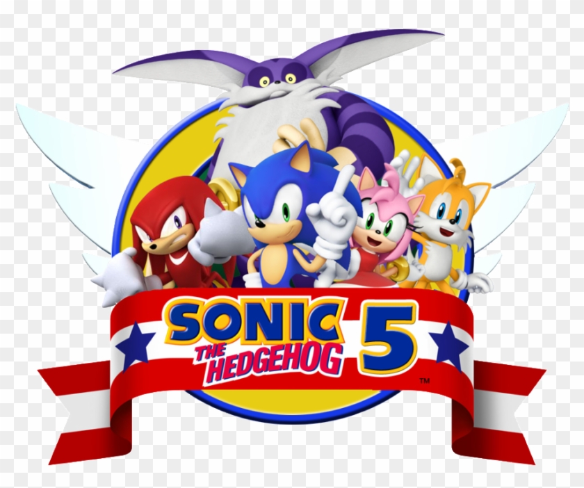 Sonic, Tails, Knuckles, Amy Photo - Sonic The Hedgehog 4 Episode 1 Logo Clipart