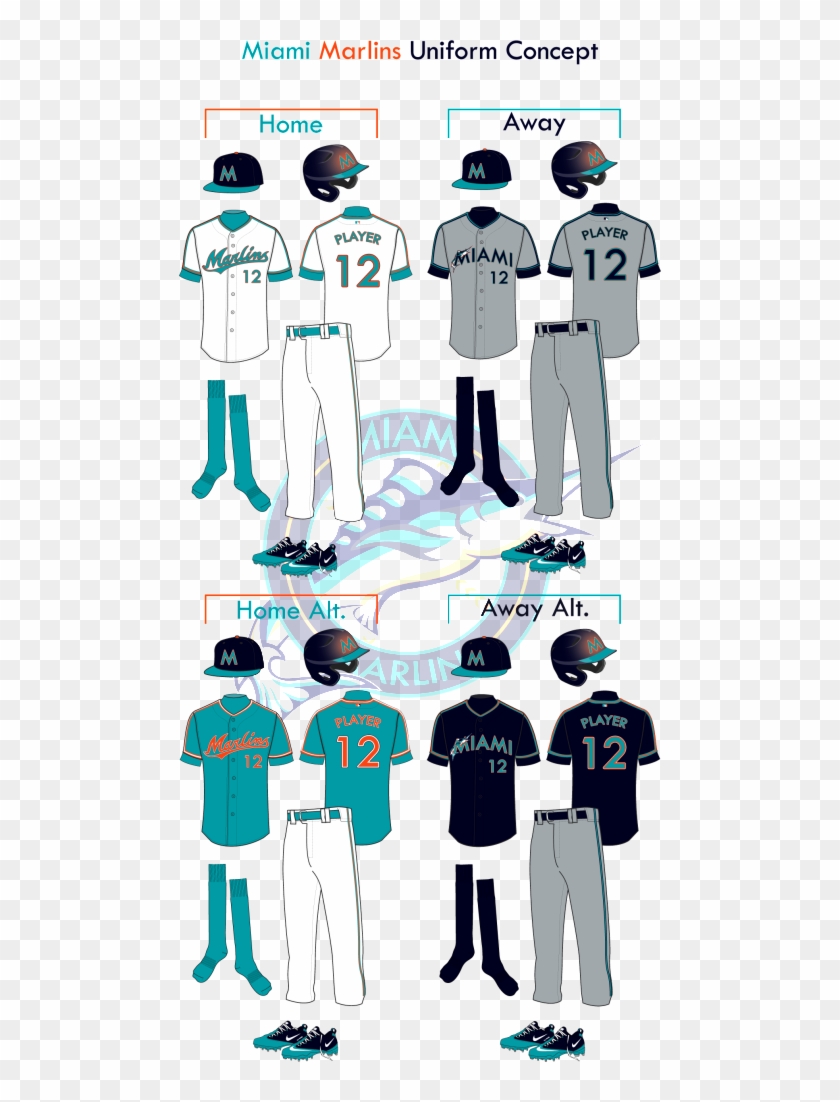 Barreto Marlinsuniform-5 - All Chicago Cubs Uniforms Clipart
