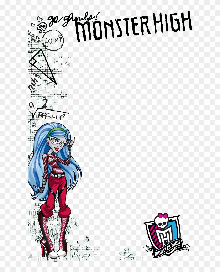 Monster High Wallpaper Border - Borders And Frames Monster High Clipart #2672521