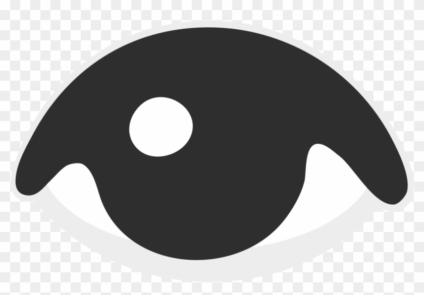 File - Emoji U1f441 - Svg - Emoji Oeil Iphone Clipart