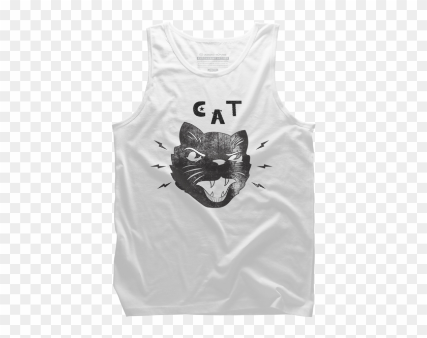 Angry Cat - Active Tank Clipart