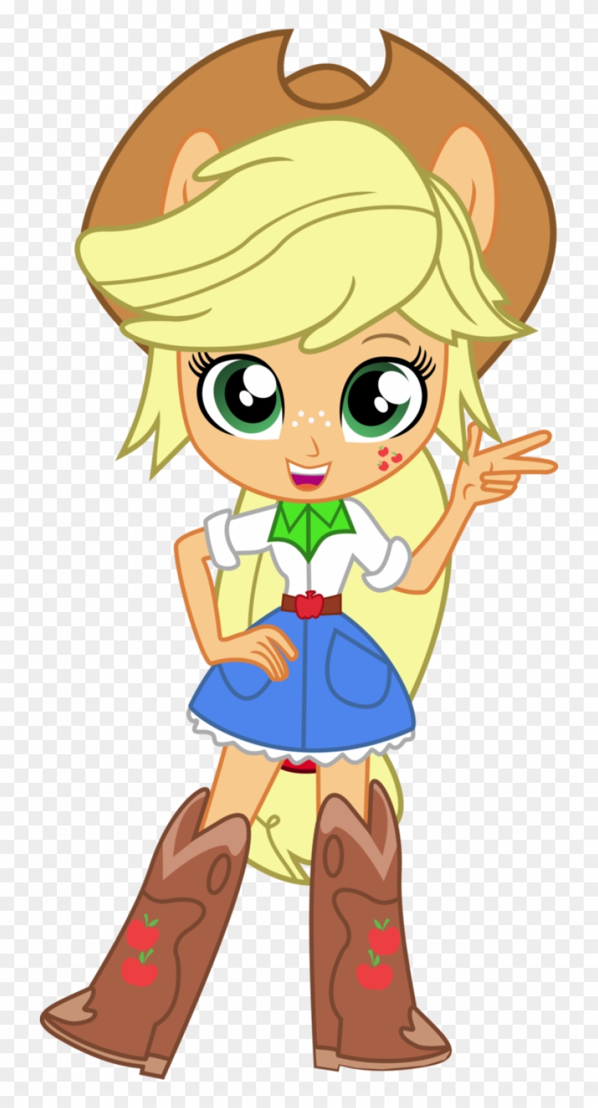 My Little Pony Equestria Girls Minis Applejack Clipart