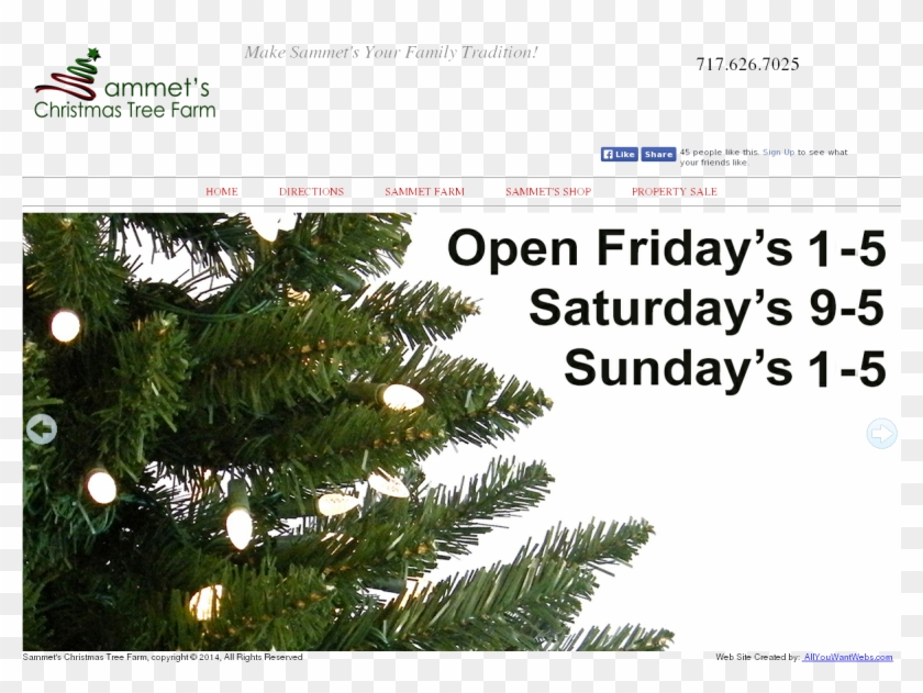 Website History - Christmas Tree Clipart #2672854