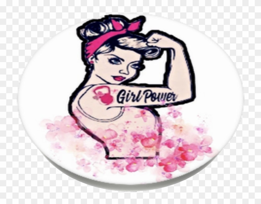 Girl Power, Popsockets - Cartoon Clipart #2672855