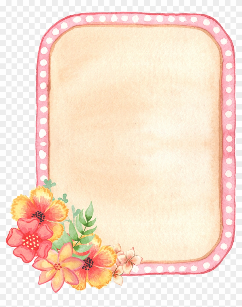 Watercolor Flowers Png Clipart #2672952