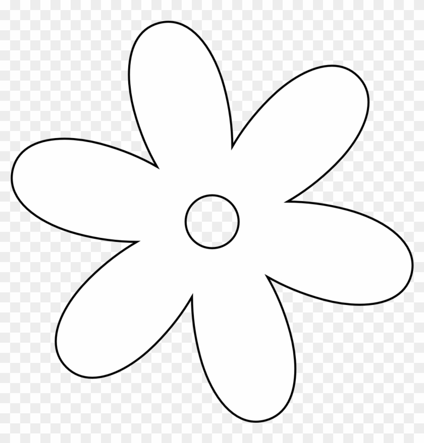 Flower Tattoo Black And White - Illustration Clipart