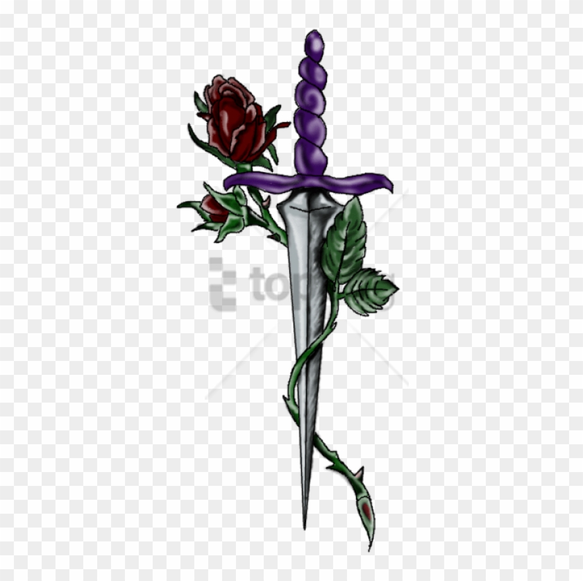 Free Png Color Tattoo Png Png Image With Transparent - Transparent Rose Tattoo Png Clipart