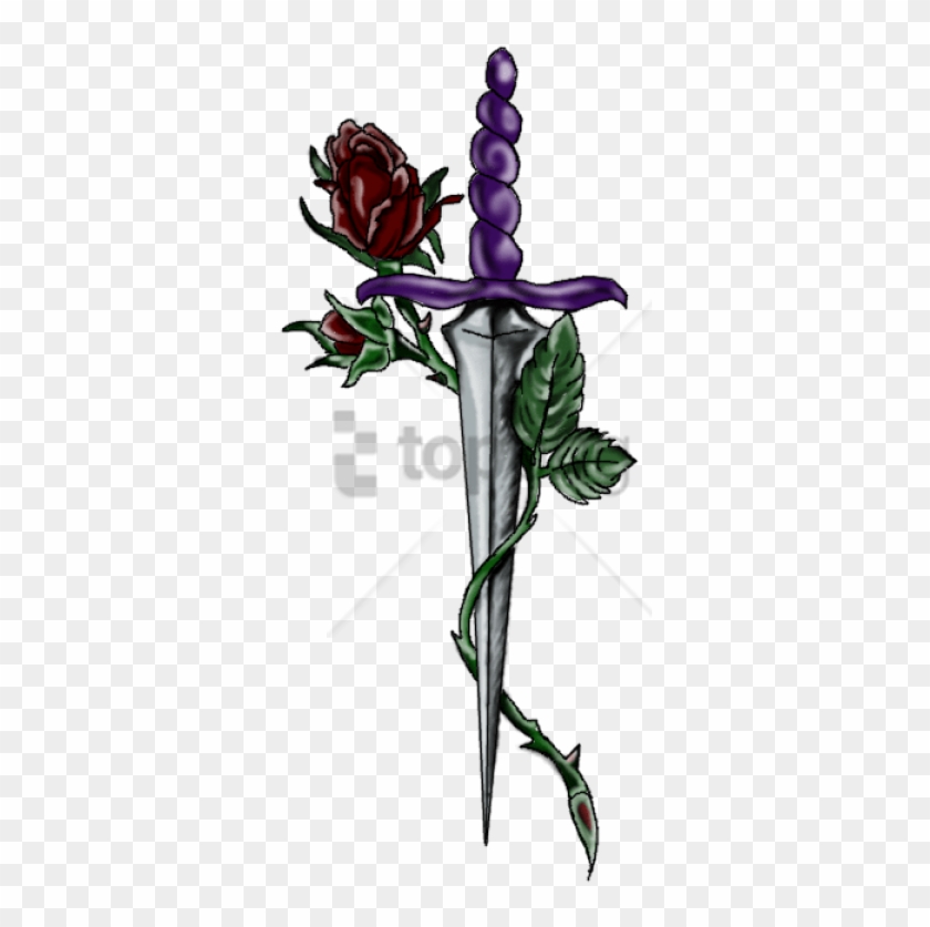 Free Png Color Tattoo Png Png Image With Transparent - Transparent Rose Tattoo Png Clipart #2673049