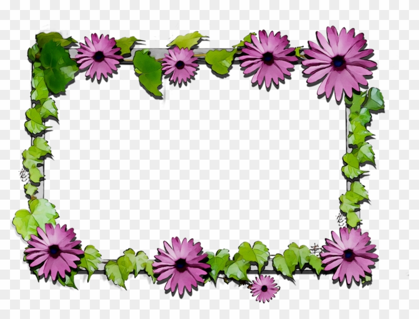Floral Chrysanthemum Flowers Cut Design Png Download - African Daisy Clipart
