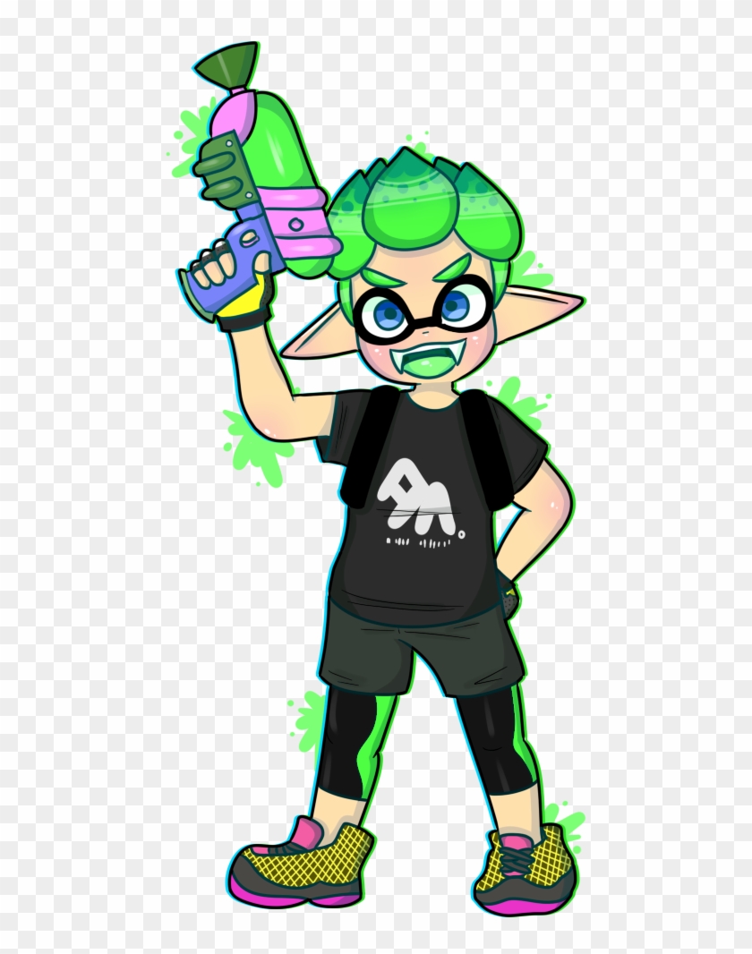 Inkling Boy Png - Splatoon 2 Inkling Boy Clipart #2674056
