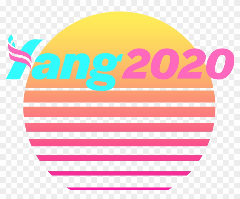 Vaporwave Yang Logo Imgur Png Vaporwave Logo Png - Yang 2020 Vaporwave Clipart #2674211
