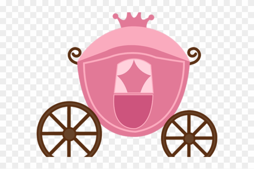 Fairytale Clipart Cinderella Carriage - Horse Pulling Cart Drawing - Png Download