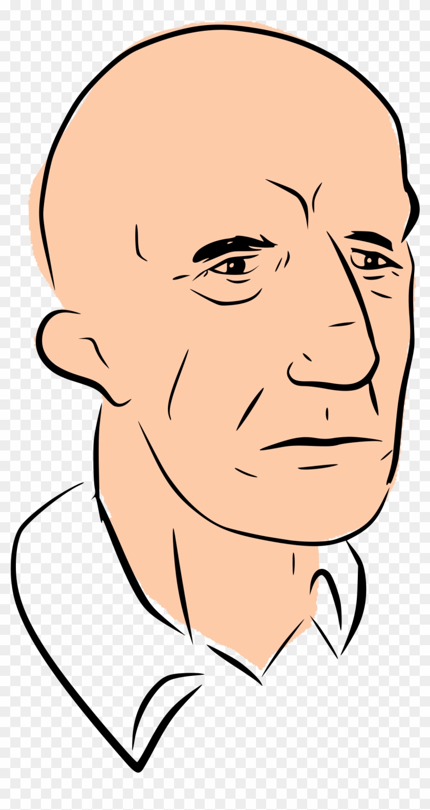 Bald Head,bald - Bald Man Clipart Png Transparent Png #2674882