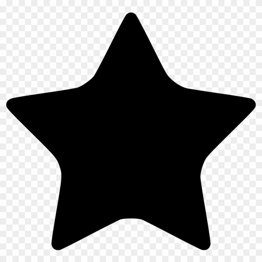 Star Round Comments - Black Star Silhouette Clipart