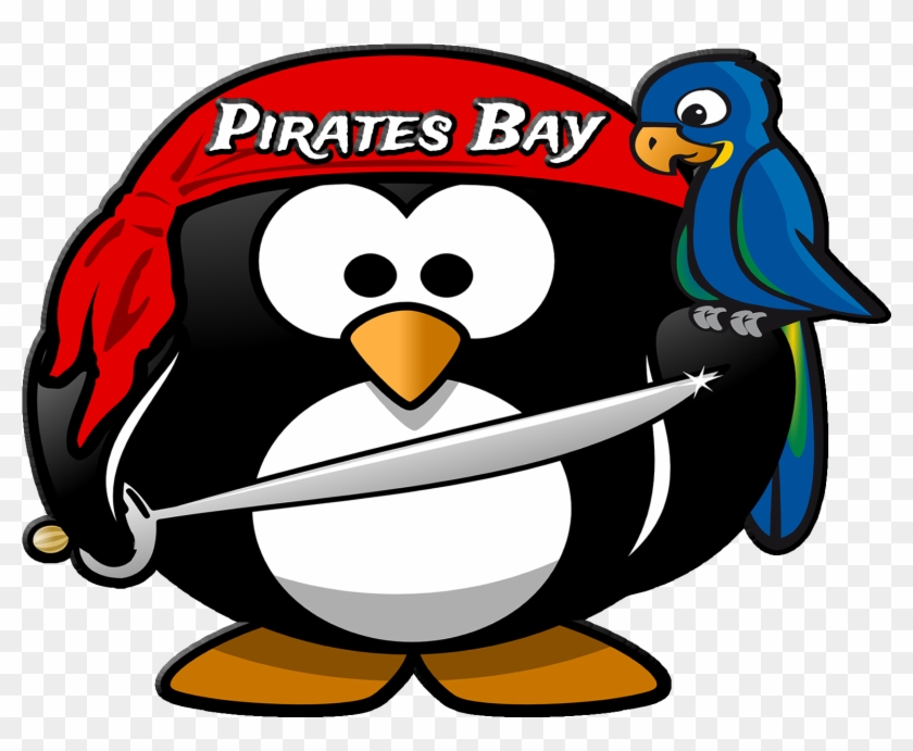 Pirate's Bay Water Park - Penguin Pirate Clipart