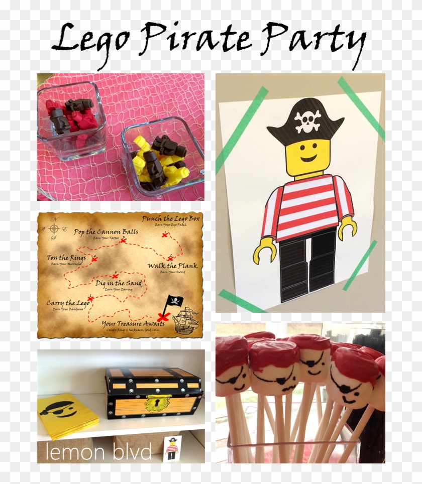 Captain J's Lego Pirate Party - Cartoon Clipart
